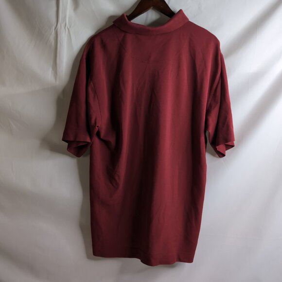 Corvette National Museum Cutter & Buck Men's Maroon Short Sleeve Polo, Large - Picture 2 of 7